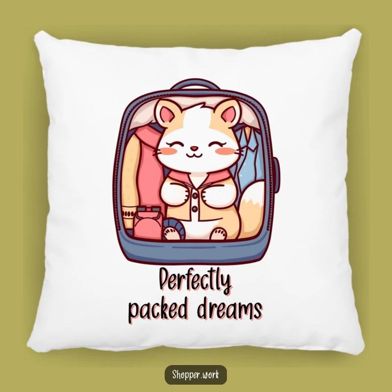 Funny Organized Traveler Pillow: Animal Packing Garment Bag